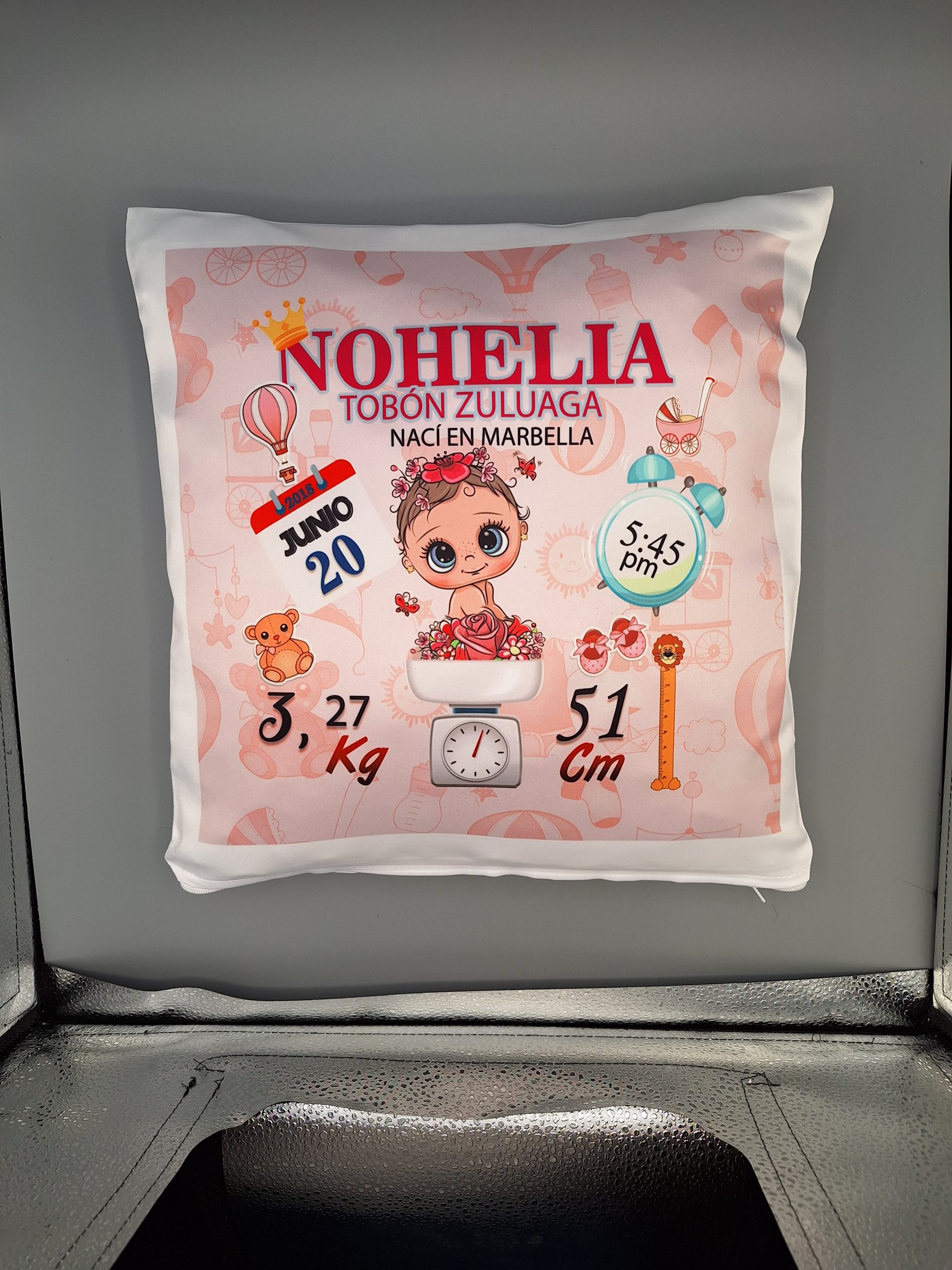Cojín personalizado